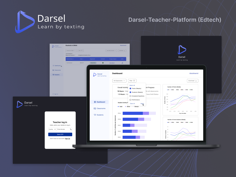 Learning Management System screenshot